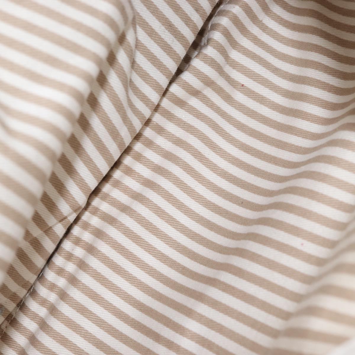 LOEWE Shoulder Bag Leather White Silver Auth bs33492