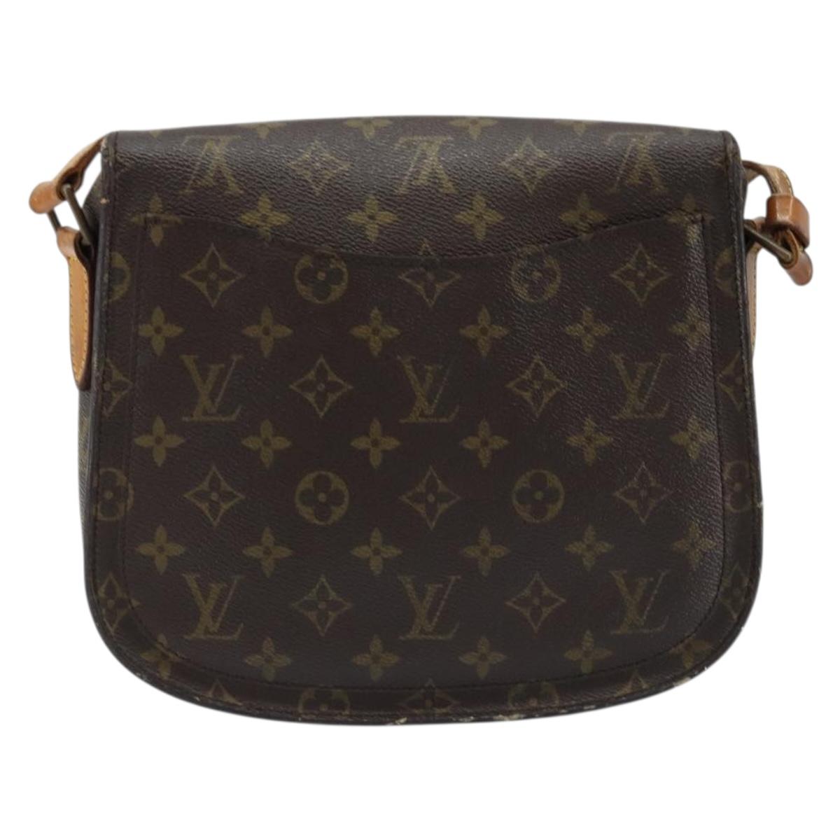 LOUIS VUITTON Monogram Saint Cloud GM Shoulder Bag M51242 LV Auth bs33497