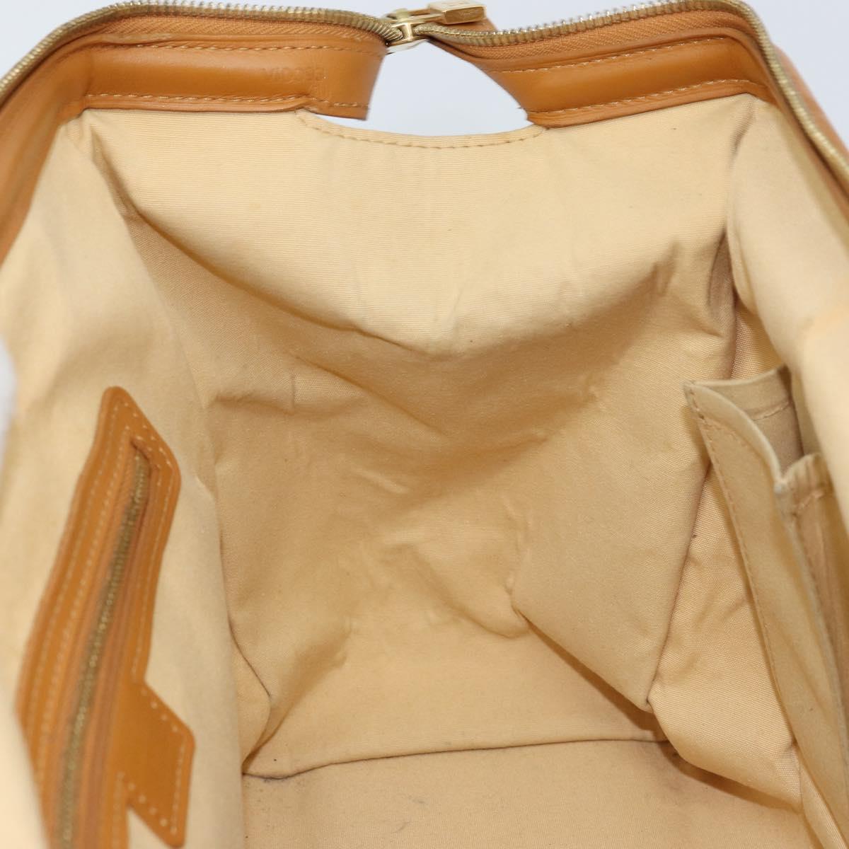 LOUIS VUITTON Monogram Mini Josephine GM Hand Bag Beige M92310 LV Auth bs33498