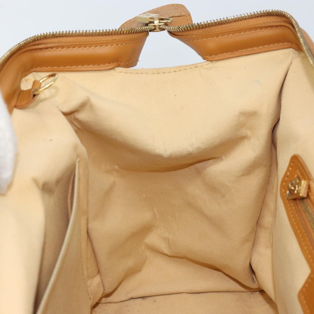 LOUIS VUITTON Monogram Mini Josephine GM Hand Bag Beige M92310 LV Auth bs33498
