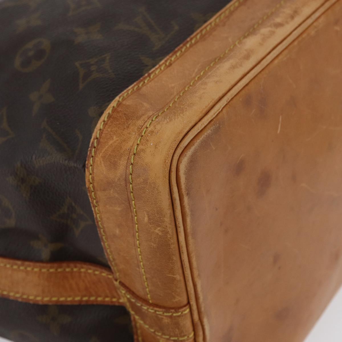 LOUIS VUITTON Monogram Noe Shoulder Bag M42224 LV Auth bs33500