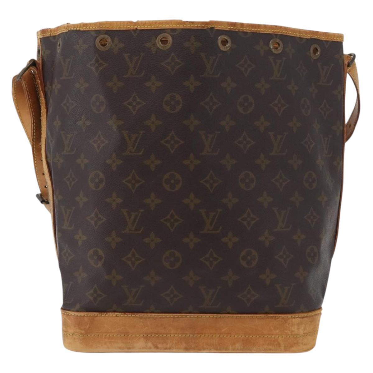 LOUIS VUITTON Monogram Noe Shoulder Bag M42224 LV Auth bs33500