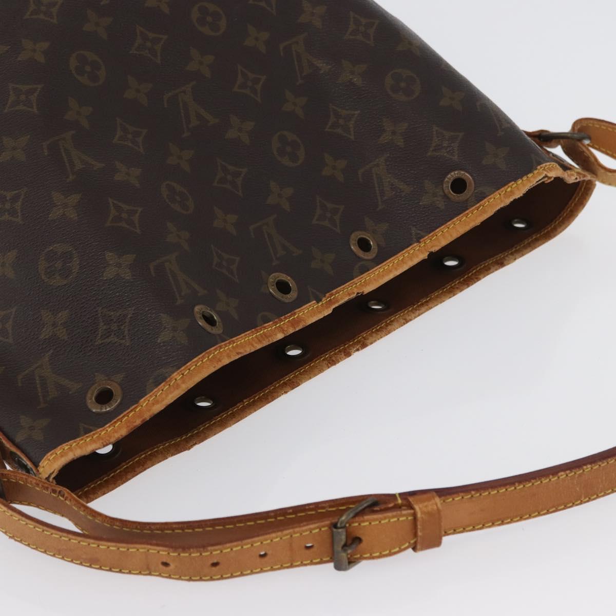 LOUIS VUITTON Monogram Noe Shoulder Bag M42224 LV Auth bs33500