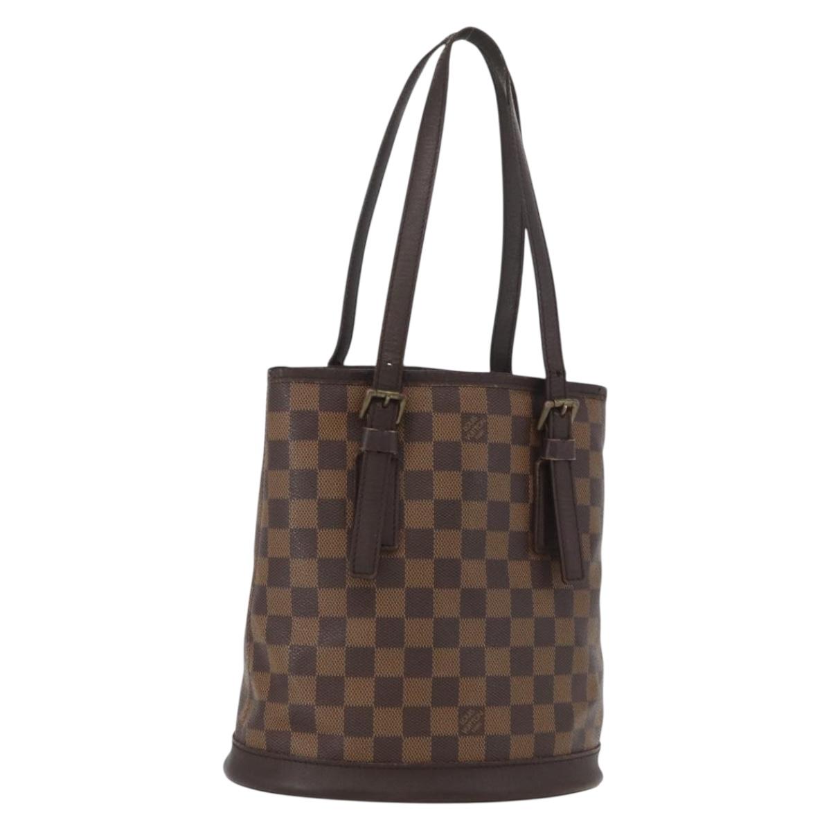 LOUIS VUITTON Damier Ebene Marais Shoulder Bag N42240 LV Auth bs33501