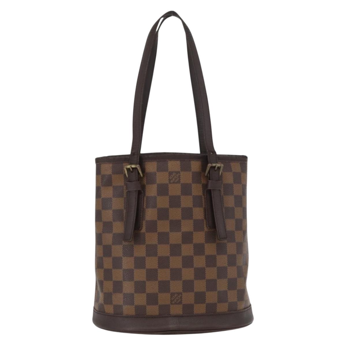 LOUIS VUITTON Damier Ebene Marais Shoulder Bag N42240 LV Auth bs33501