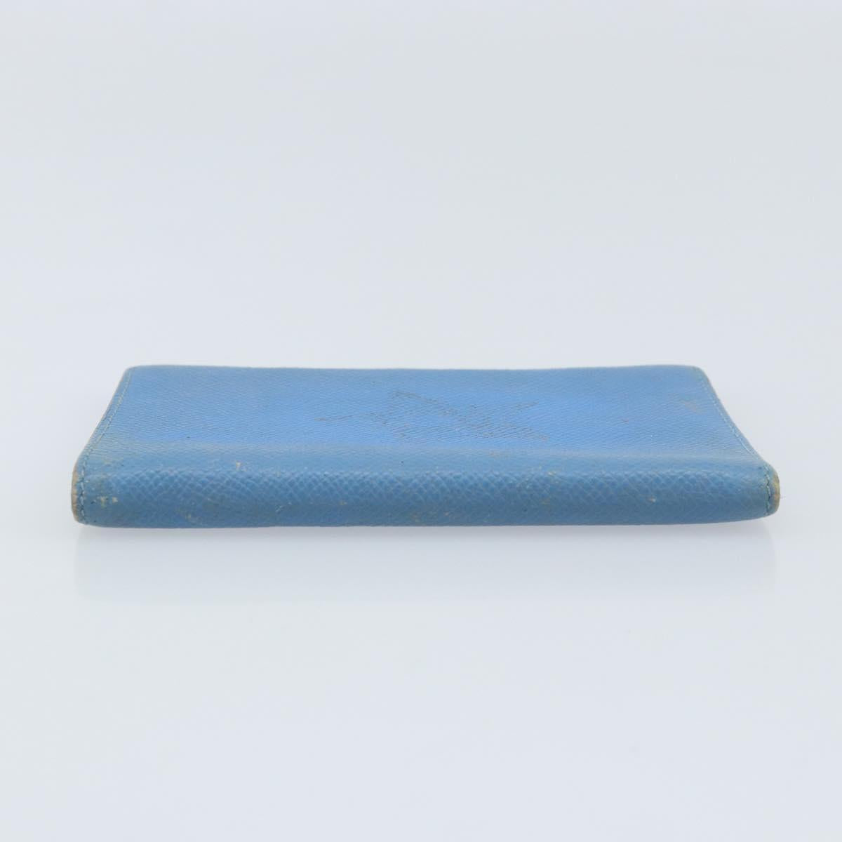 HERMES Day Planner Cover Leather Light Blue Auth bs33531