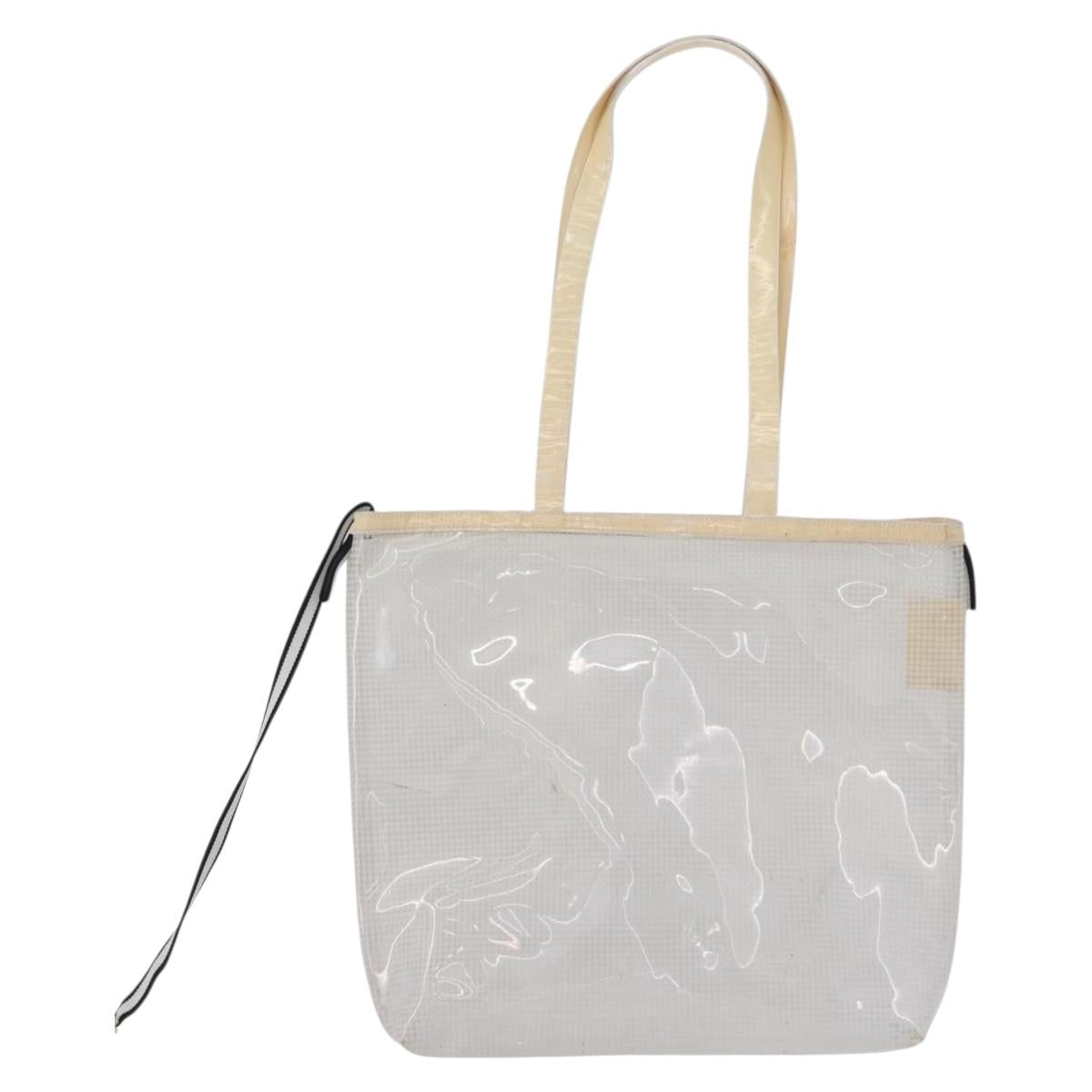 Miu Miu Tote Bag Vinyl Clear Auth bs33541