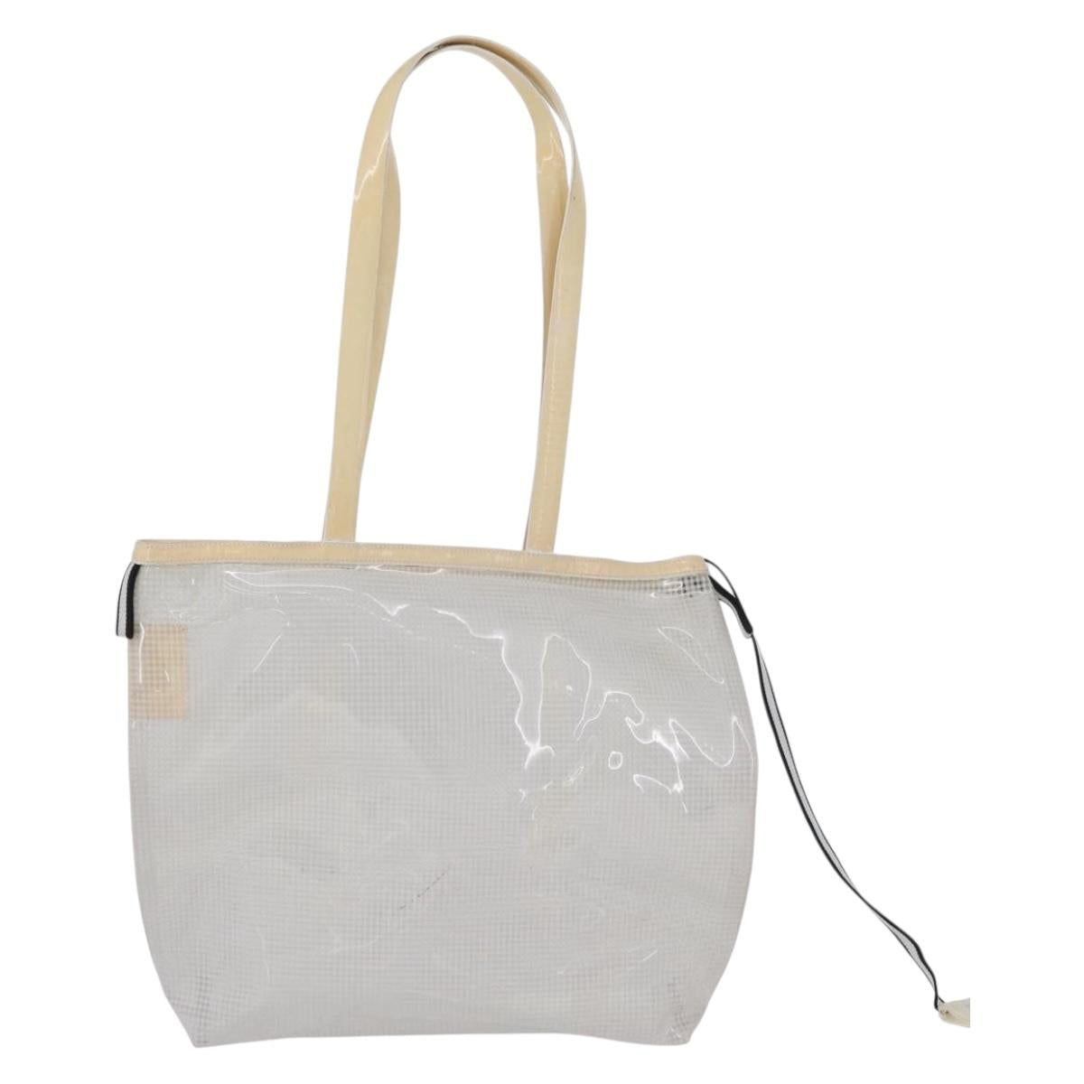 Miu Miu Tote Bag Vinyl Clear Auth bs33541