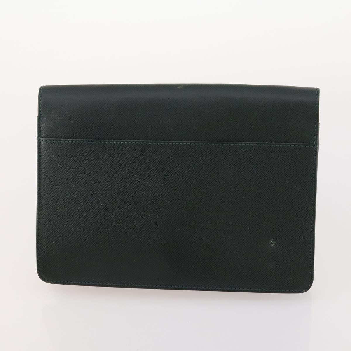 LOUIS VUITTON Monogram Taiga Clutch Bag 3 Set Grizzly LV Auth bs33543