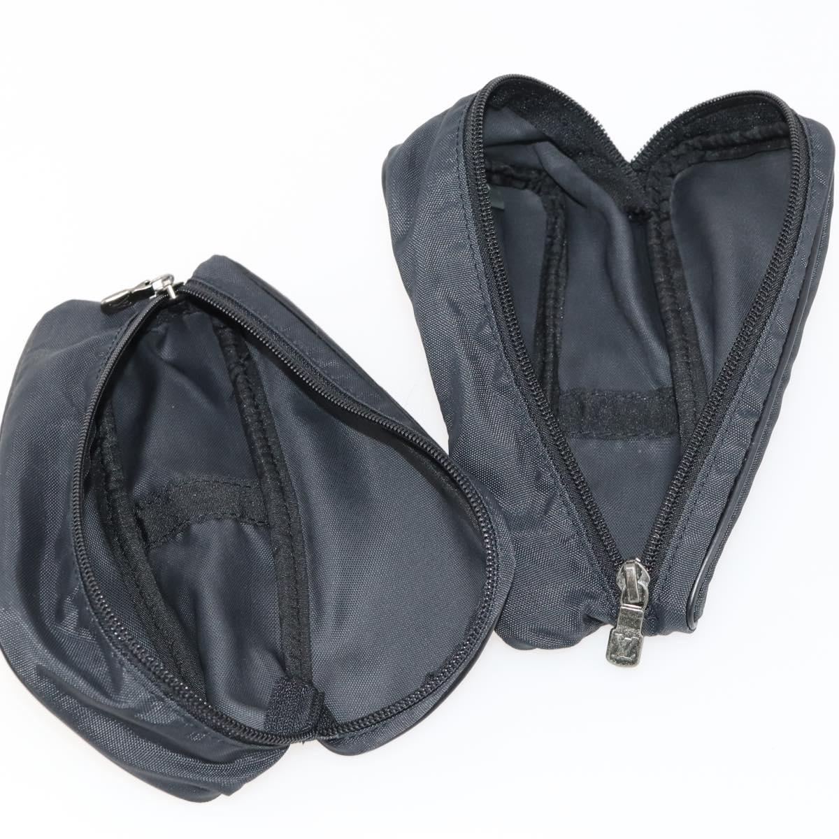 LOUIS VUITTON Taiga Portable Cinque Cintre Garment Cover M30704 LV Auth bs33544