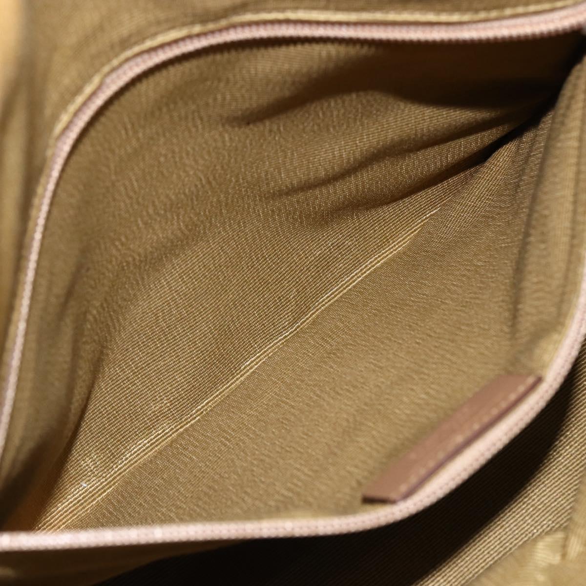 Salvatore Ferragamo Tote Bag Canvas Beige Auth bs33551