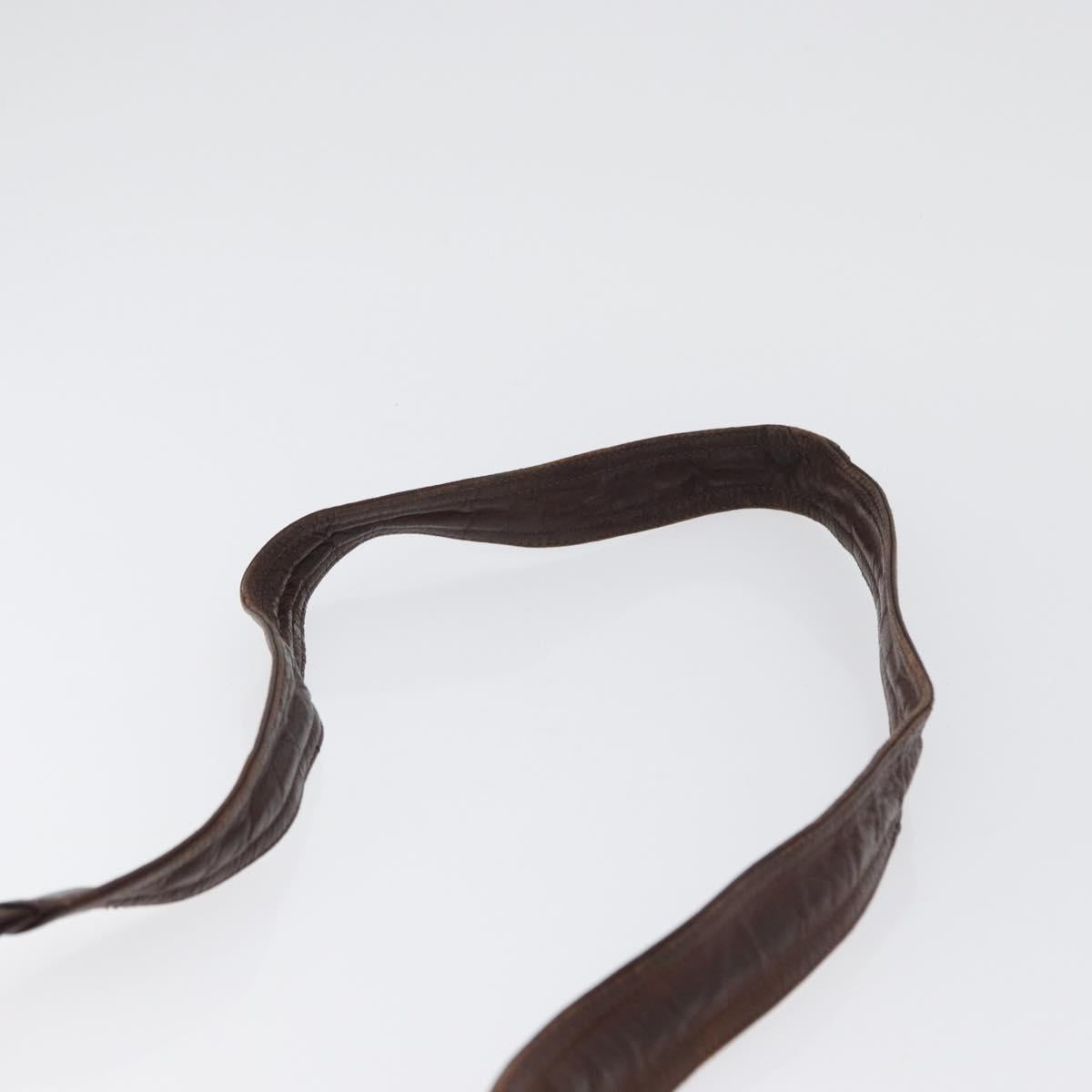 BOTTEGA VENETA Shoulder Bag Leather Brown Auth bs33558