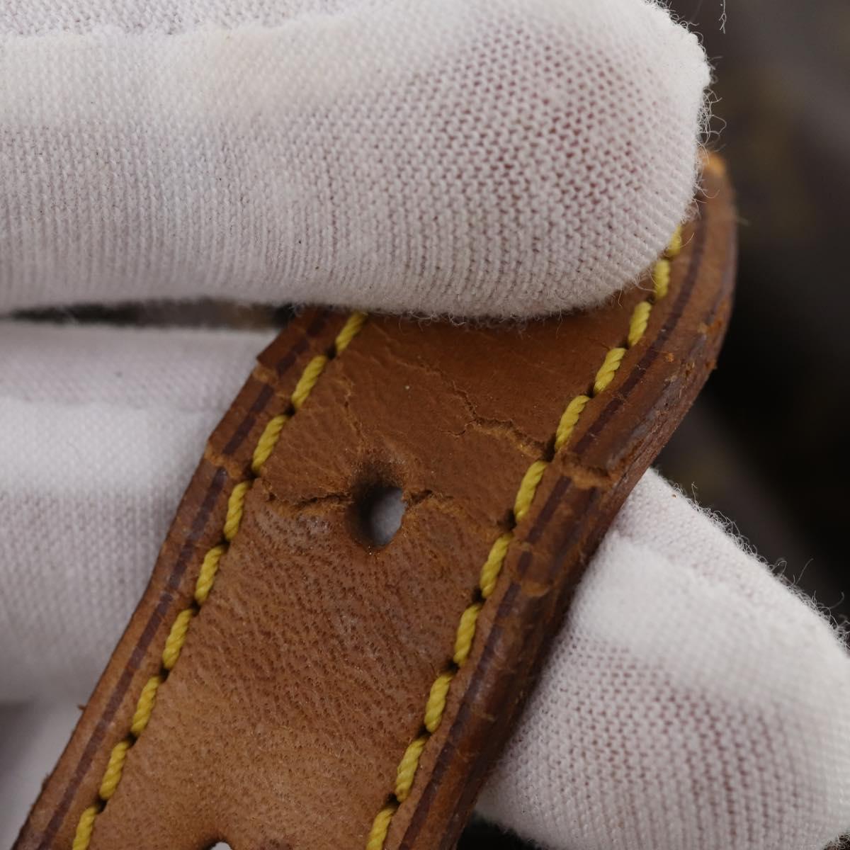 LOUIS VUITTON Monogram Saumur 35 Shoulder Bag M42254 LV Auth bs33561