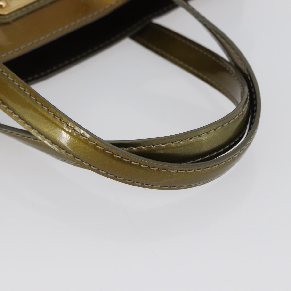 LOUIS VUITTON Monogram Vernis Wilshire PM Bag Gris Art Deco M91627 Auth bs33565