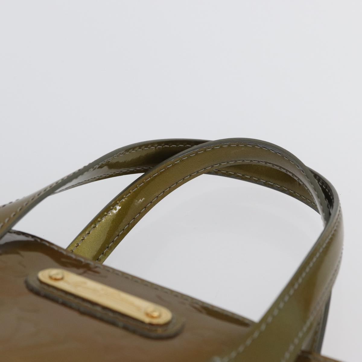 LOUIS VUITTON Monogram Vernis Wilshire PM Bag Gris Art Deco M91627 Auth bs33565