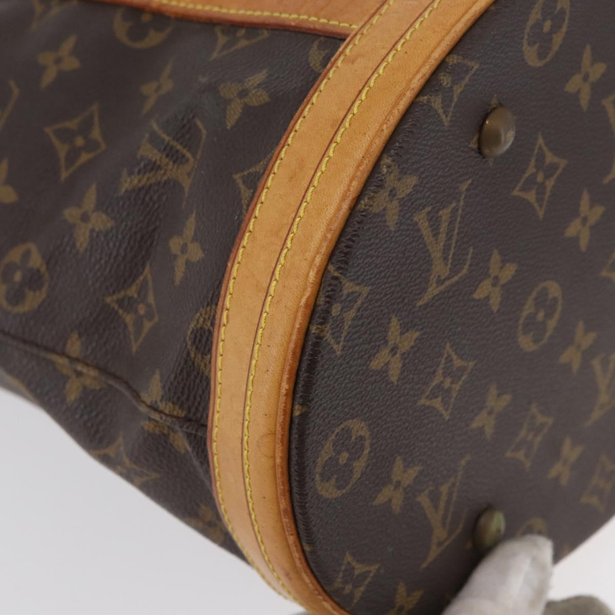 LOUIS VUITTON Monogram Bucket GM Shoulder Bag M42236 LV Auth bs33567