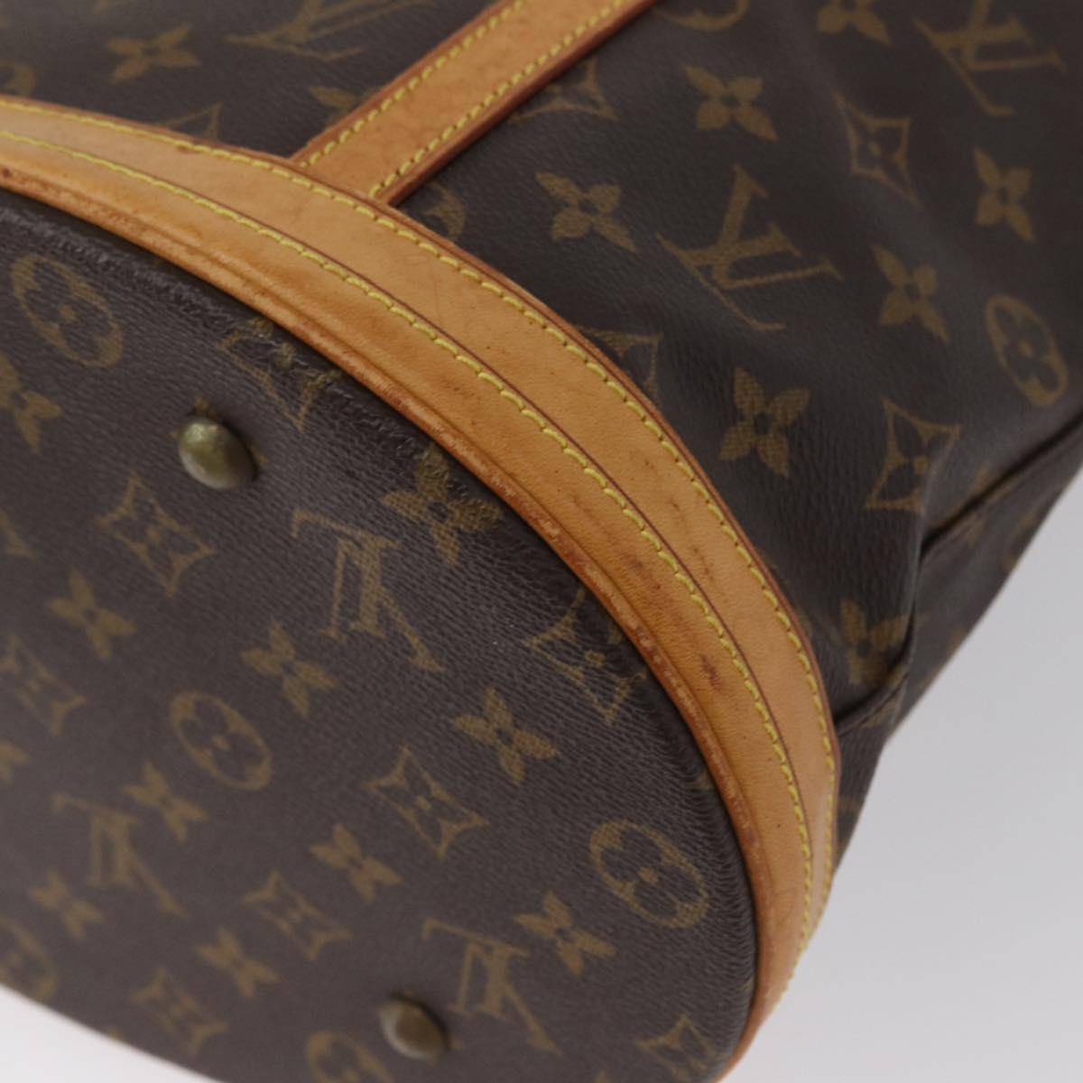 LOUIS VUITTON Monogram Bucket GM Shoulder Bag M42236 LV Auth bs33567