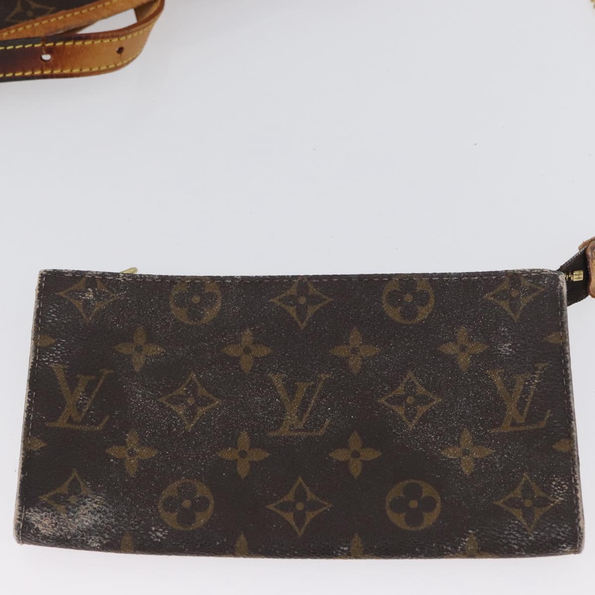 LOUIS VUITTON Monogram Bucket GM Shoulder Bag M42236 LV Auth bs33567
