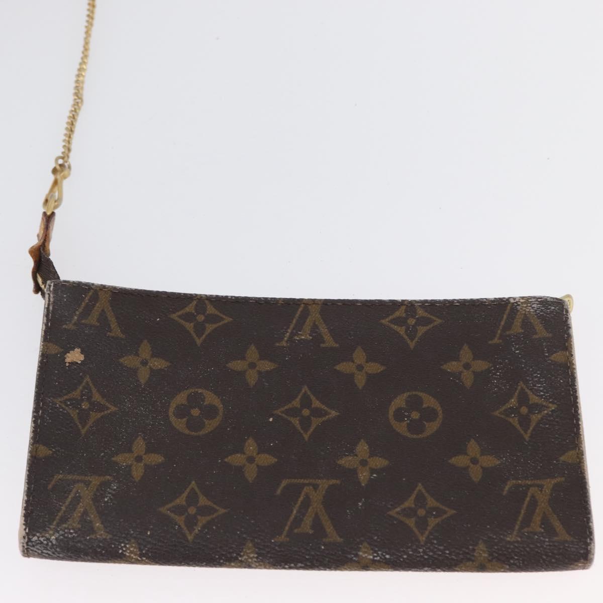 LOUIS VUITTON Monogram Bucket GM Shoulder Bag M42236 LV Auth bs33567