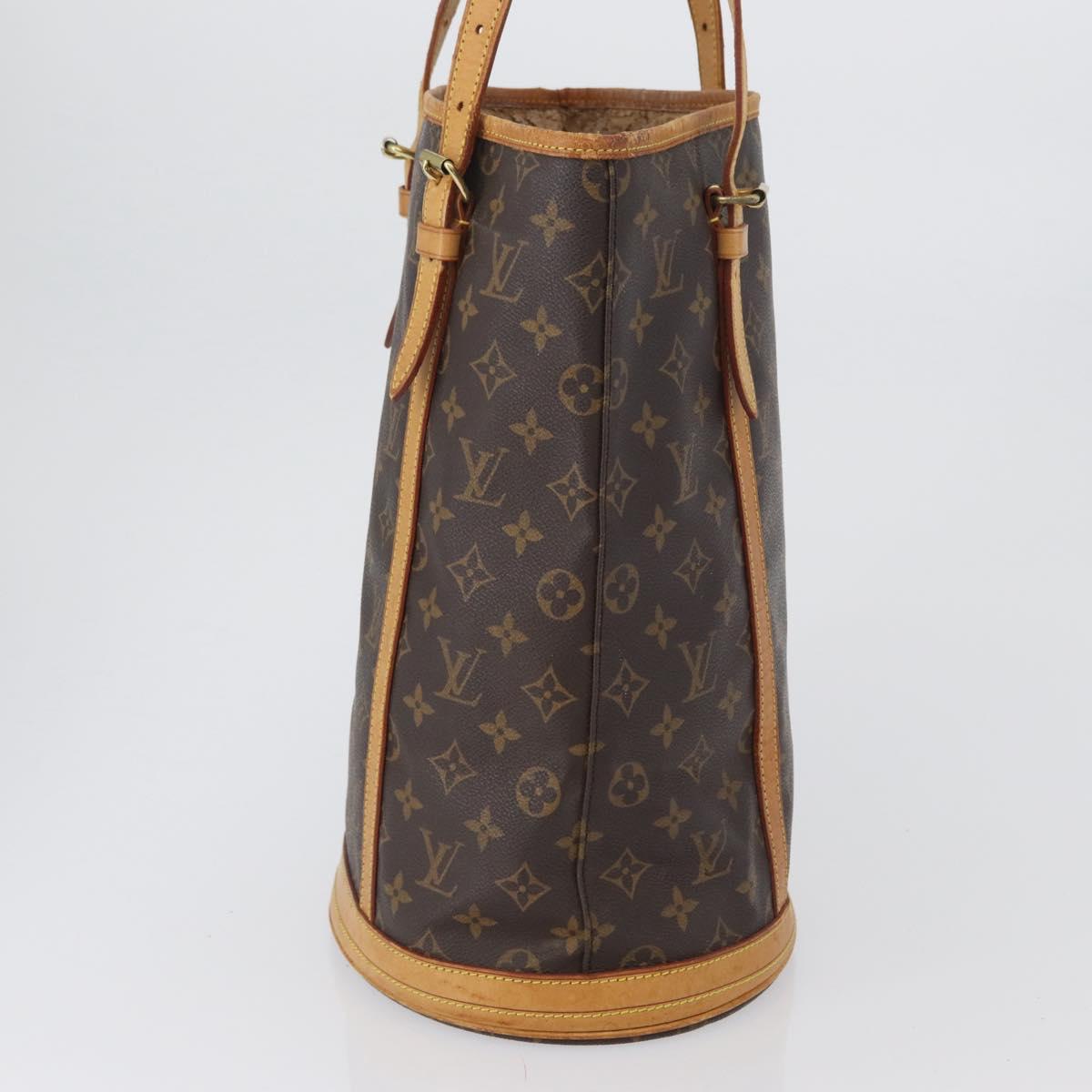 LOUIS VUITTON Monogram Bucket GM Shoulder Bag M42236 LV Auth bs33567