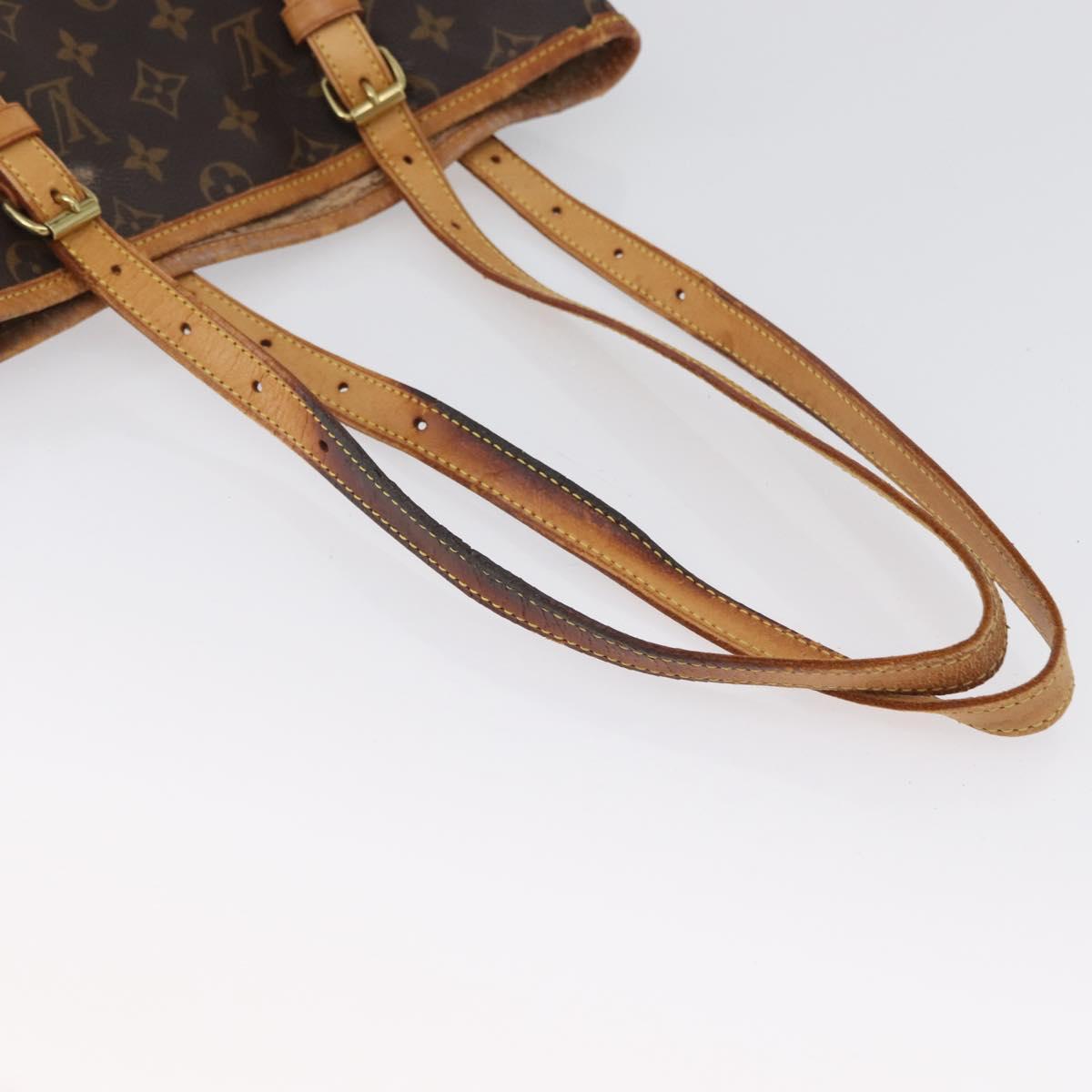 LOUIS VUITTON Monogram Bucket GM Shoulder Bag M42236 LV Auth bs33567