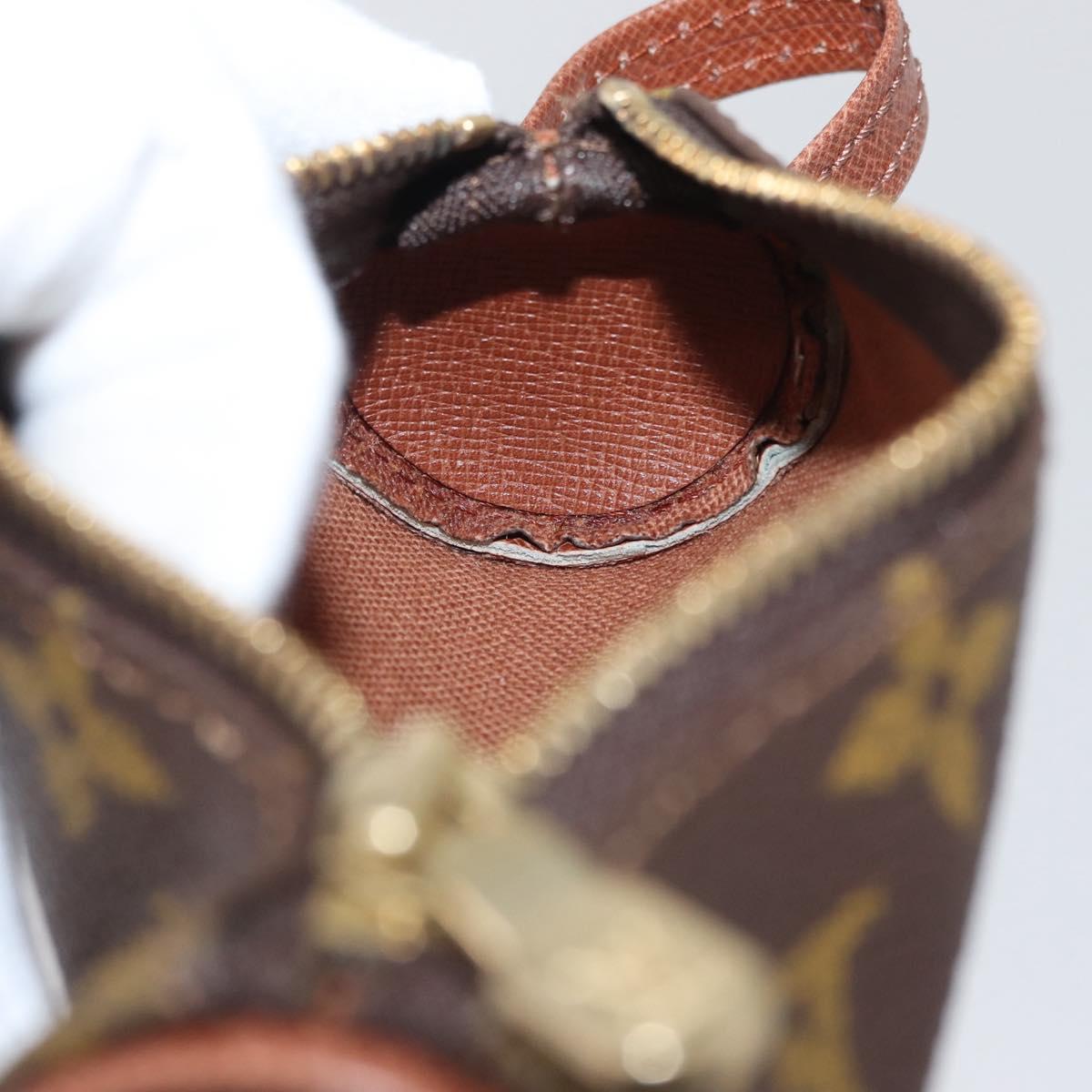 LOUIS VUITTON Monogram Etui 3 Ball de Golf Pouch M58249 LV Auth bs33568