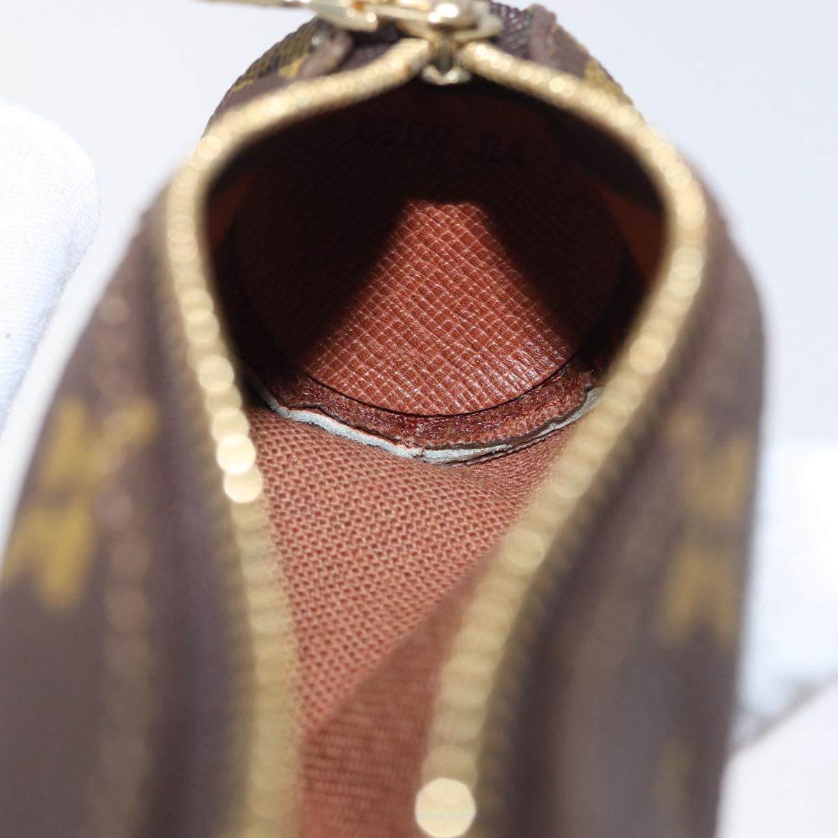 LOUIS VUITTON Monogram Etui 3 Ball de Golf Pouch M58249 LV Auth bs33568