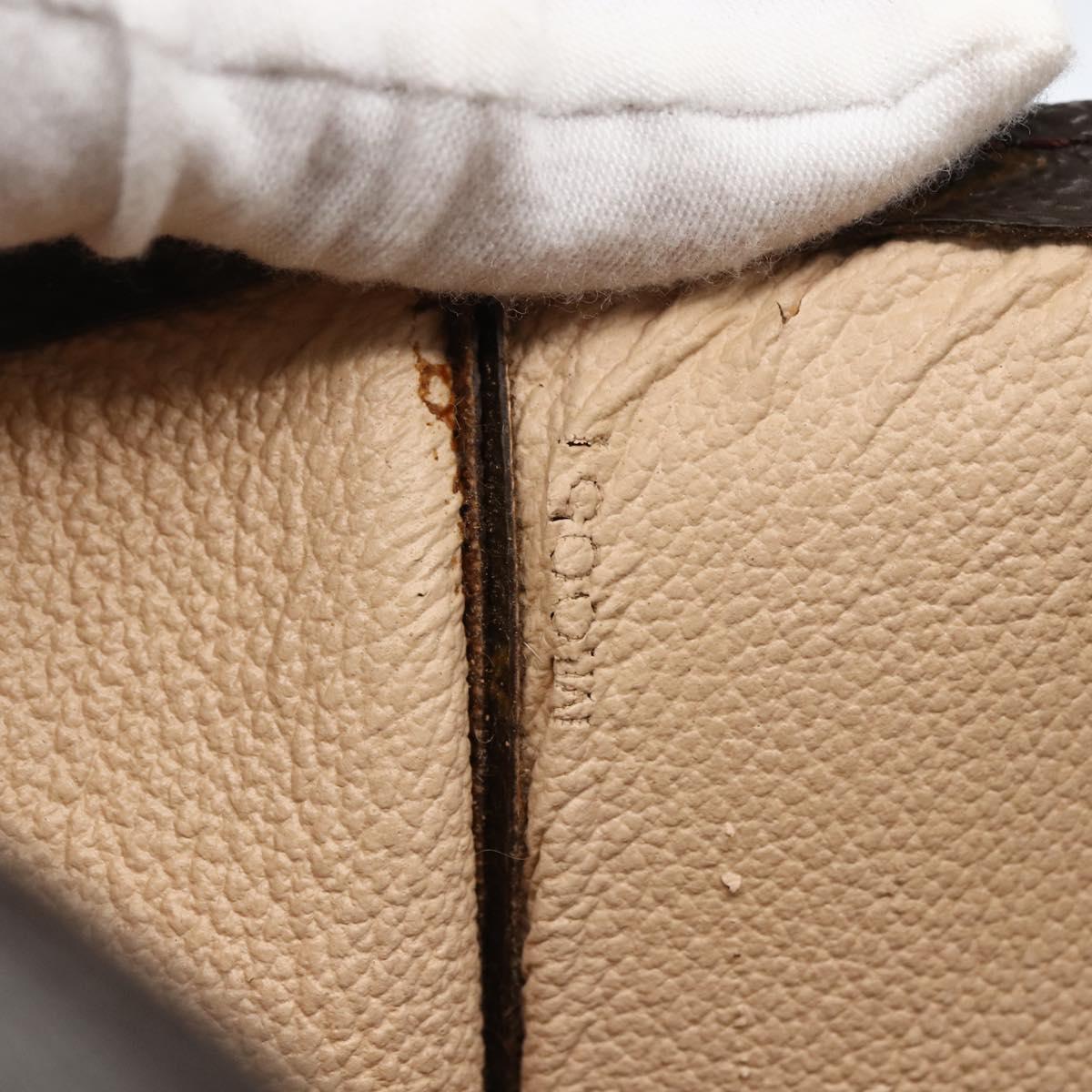 LOUIS VUITTON Monogram Sac Plat Hand Bag M51140 LV Auth bs33569