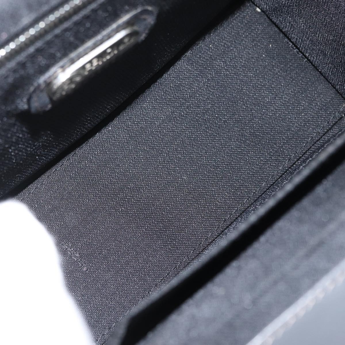 FENDI Shoulder Bag Velor Gray Silver Auth bs33575