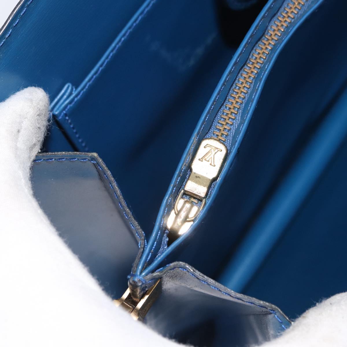 LOUIS VUITTON Epi Capuchin Shoulder Bag Blue M52345 LV Auth bs33618