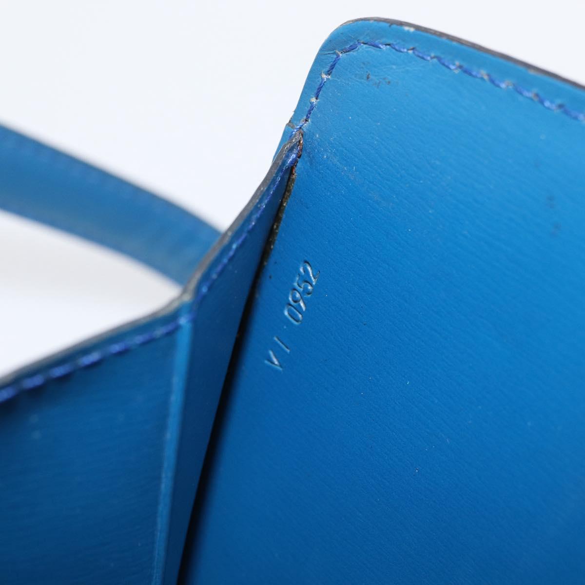 LOUIS VUITTON Epi Capuchin Shoulder Bag Blue M52345 LV Auth bs33618