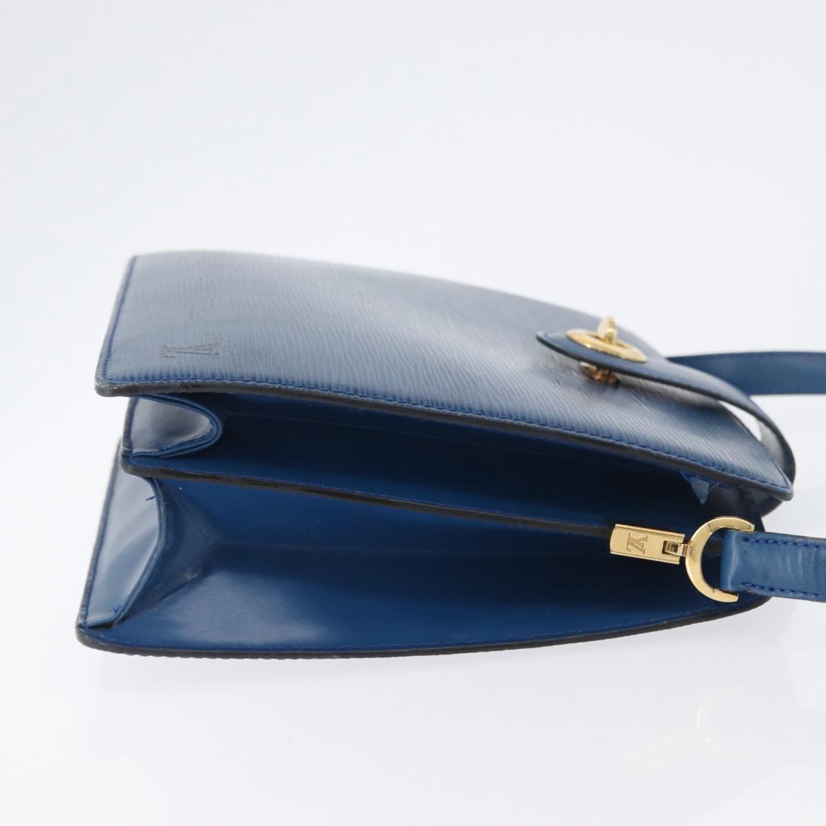 LOUIS VUITTON Epi Capuchin Shoulder Bag Blue M52345 LV Auth bs33618