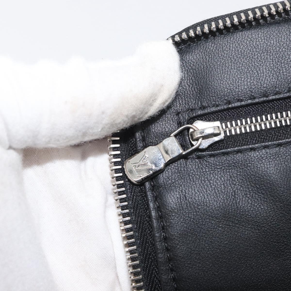 LOUIS VUITTON Damier Graphite Toilet Pouch Clutch Bag N47625 LV Auth bs33619