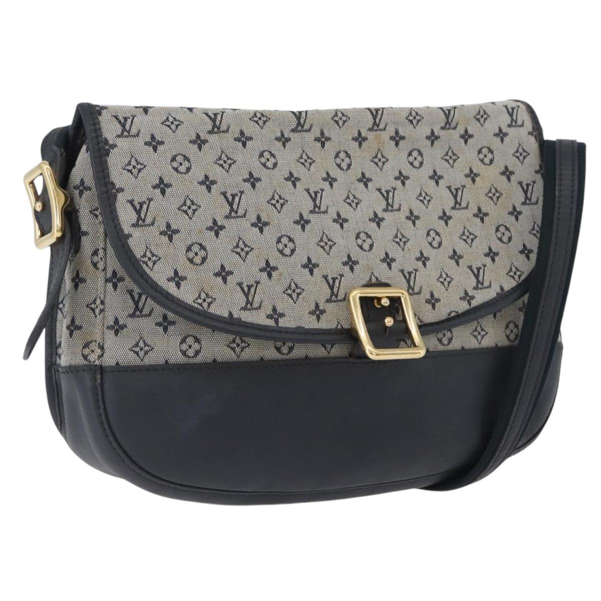 LOUIS VUITTON Monogram Mini Belanger Shoulder Bag Blue M92670 LV Auth bs33620
