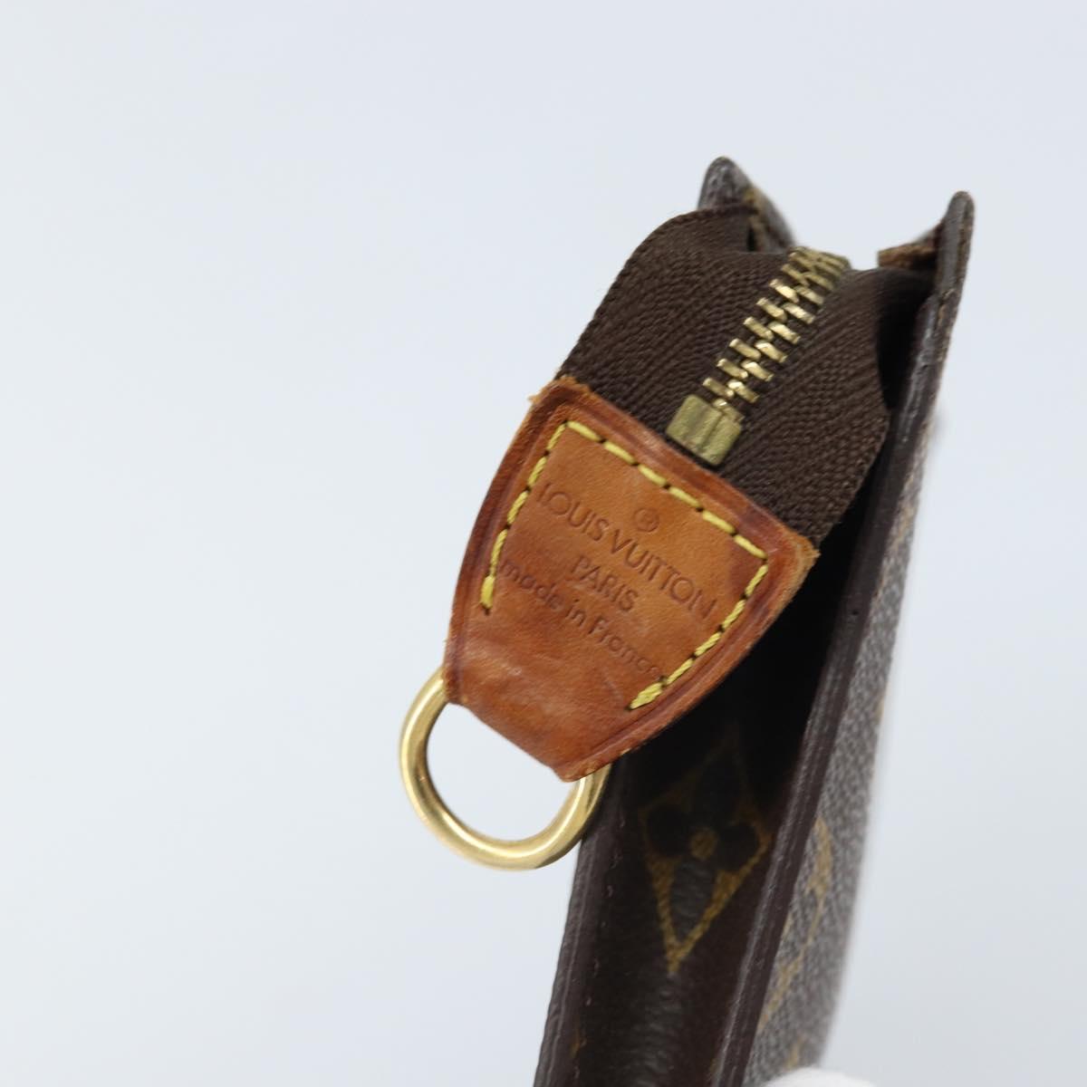 LOUIS VUITTON Monogram Bucket PM Accessory Pouch LV Auth bs33622