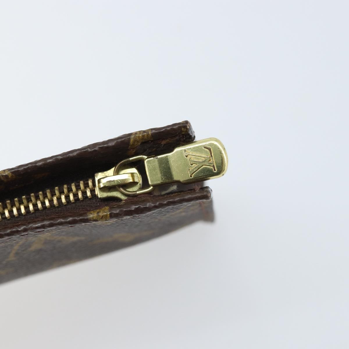 LOUIS VUITTON Monogram Bucket PM Accessory Pouch LV Auth bs33622