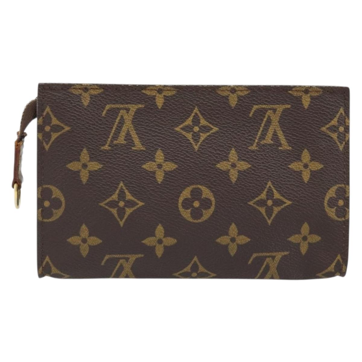 LOUIS VUITTON Monogram Bucket PM Accessory Pouch LV Auth bs33622