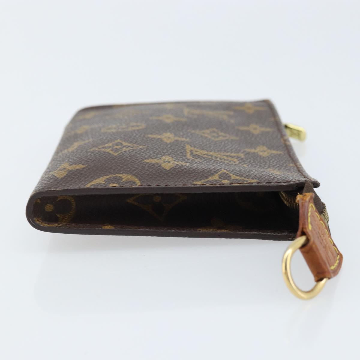 LOUIS VUITTON Monogram Bucket PM Accessory Pouch LV Auth bs33622
