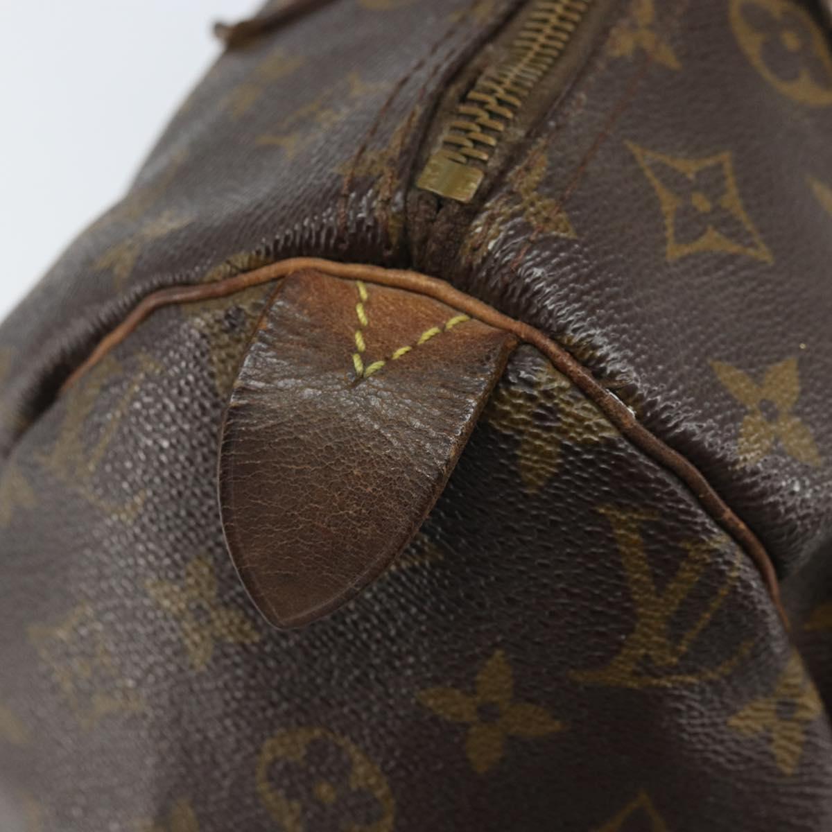 LOUIS VUITTON Monogram Speedy 30 Hand Bag M41526 LV Auth bs33625