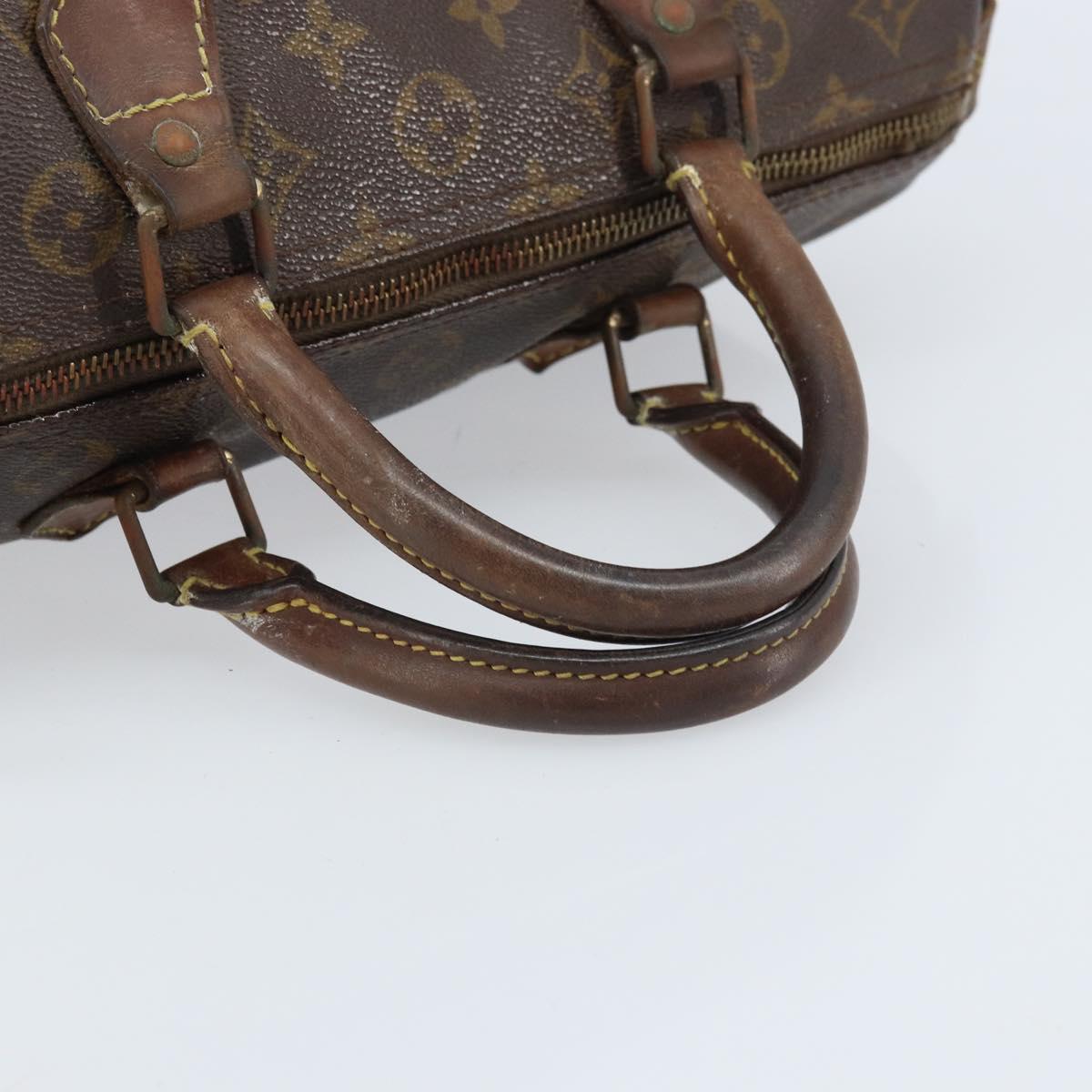 LOUIS VUITTON Monogram Speedy 30 Hand Bag M41526 LV Auth bs33625