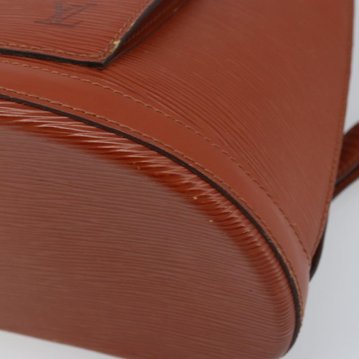LOUIS VUITTON Epi Gobelins Backpack Brown Kenya M52293 LV Auth bs33637