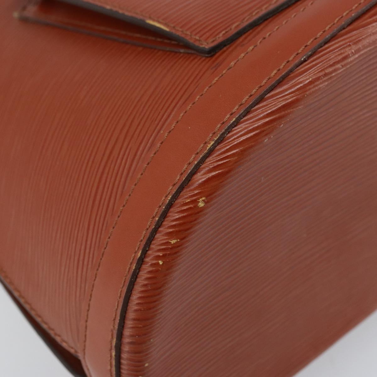 LOUIS VUITTON Epi Gobelins Backpack Brown Kenya M52293 LV Auth bs33637