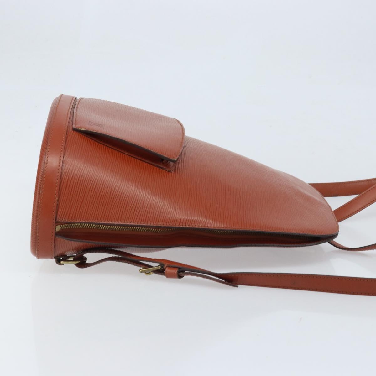LOUIS VUITTON Epi Gobelins Backpack Brown Kenya M52293 LV Auth bs33637