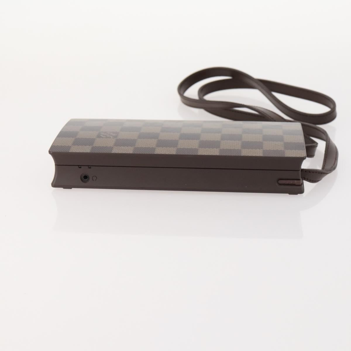 LOUIS VUITTON Damier Laptop PC Brown HC300HC LV Auth bs33639