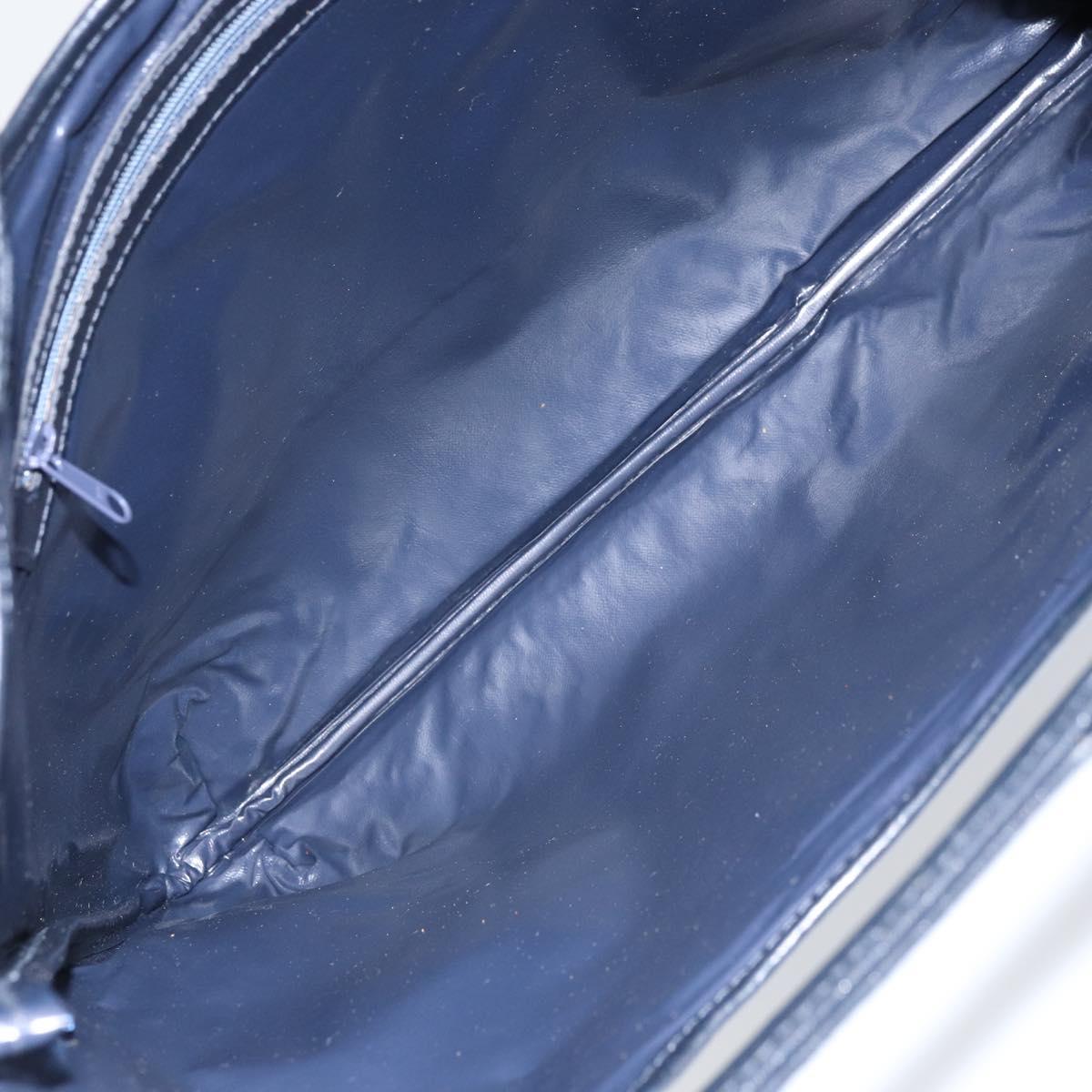 CELINE C Macadam Canvas Hand Bag Navy Auth bs33653