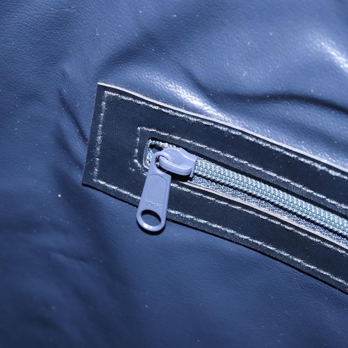 CELINE C Macadam Canvas Hand Bag Navy Auth bs33653