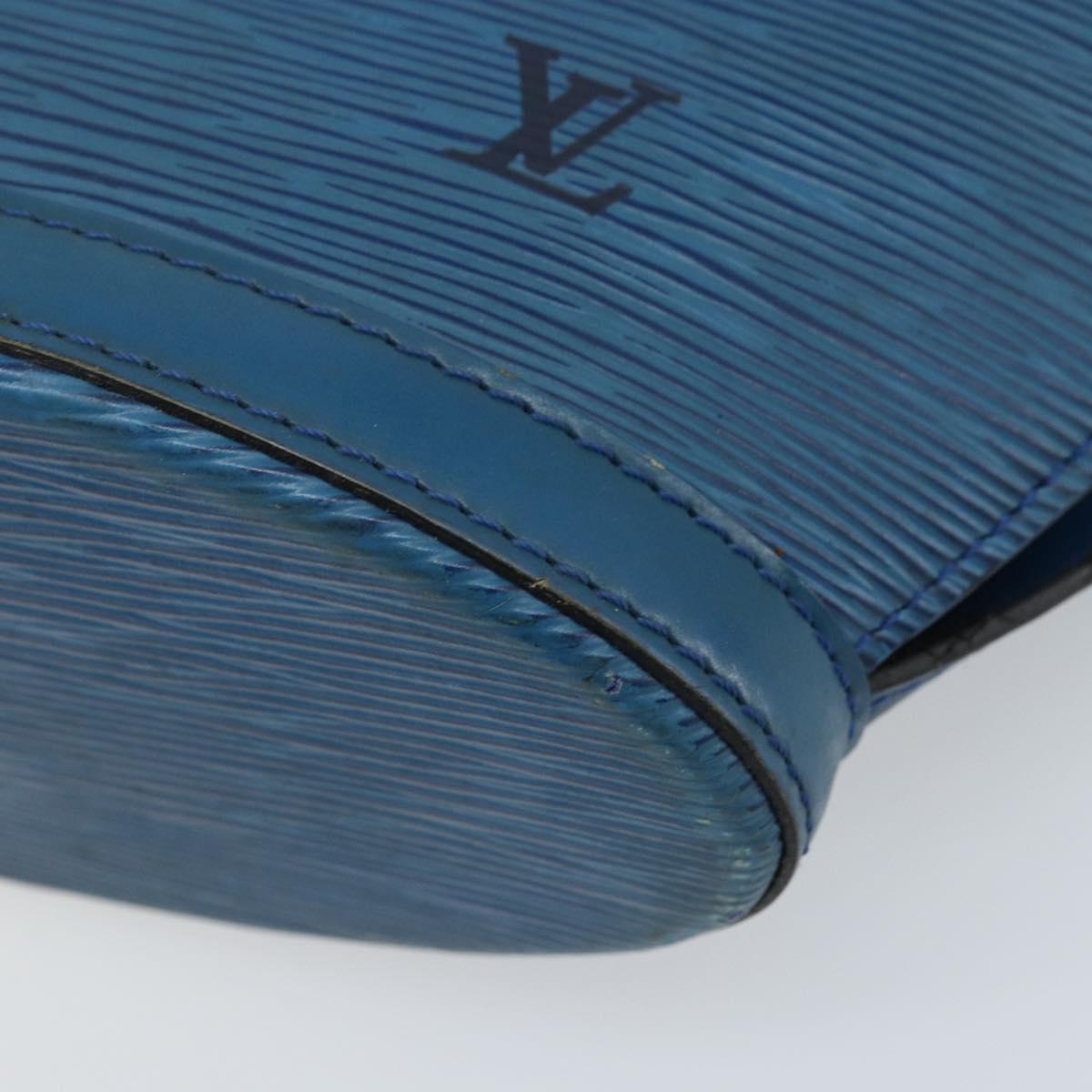 LOUIS VUITTON Epi Saint Jacques Shopping Shoulder Bag Blue M52275 Auth bs33667