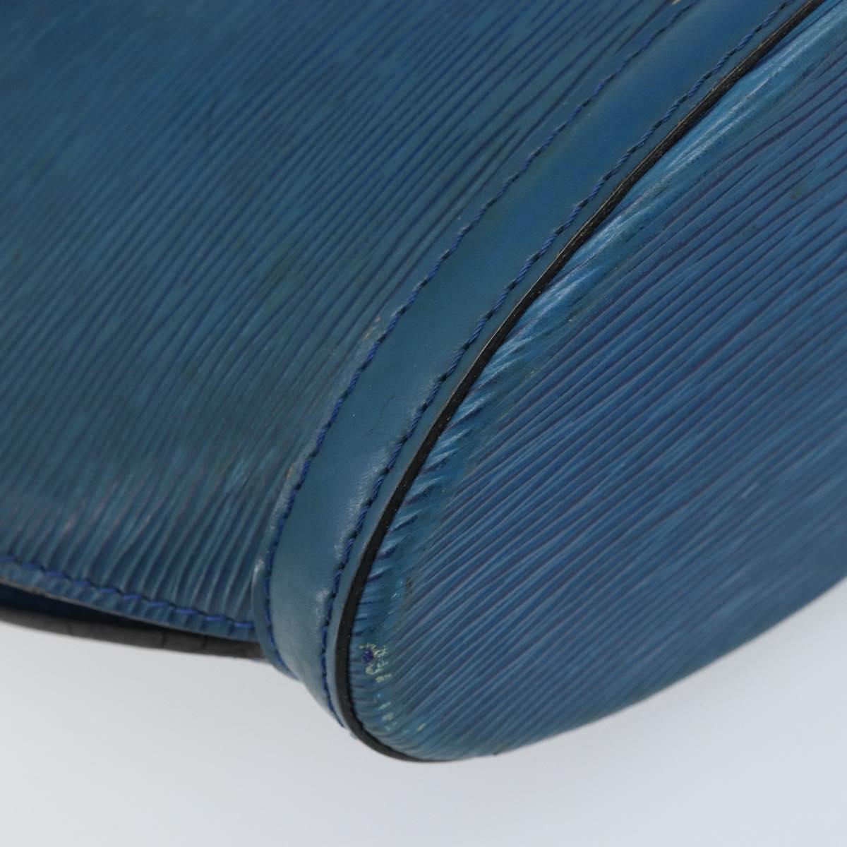 LOUIS VUITTON Epi Saint Jacques Shopping Shoulder Bag Blue M52275 Auth bs33667