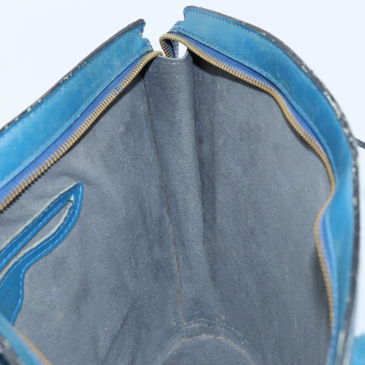 LOUIS VUITTON Epi Saint Jacques Shopping Shoulder Bag Blue M52275 Auth bs33667