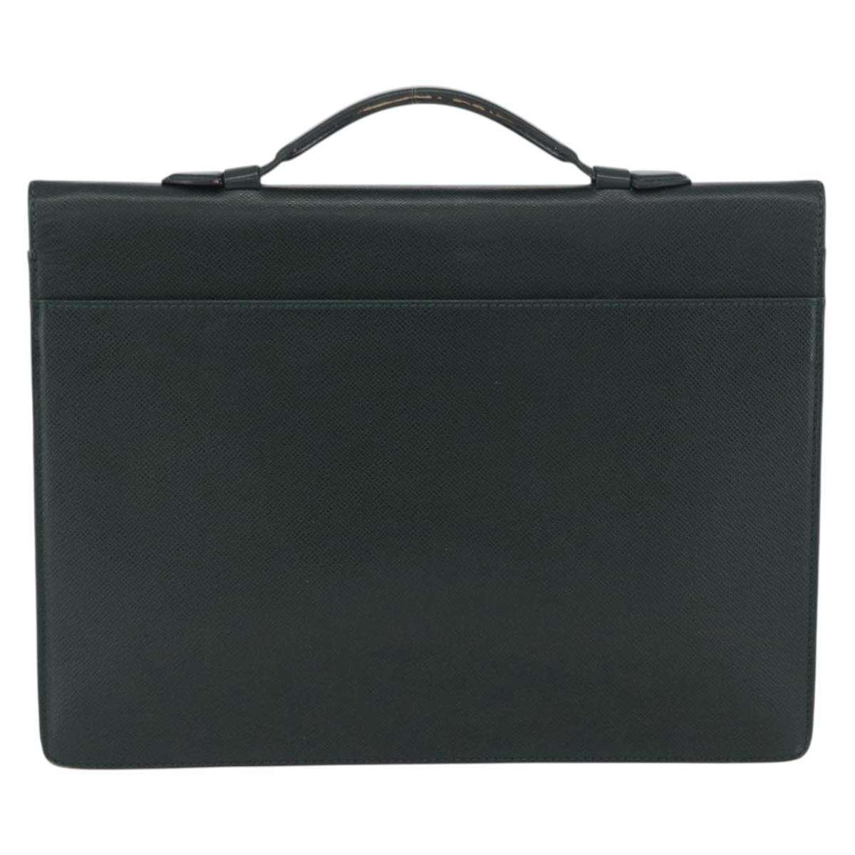 LOUIS VUITTON Taiga ServietteKourad Business Bag Epicea T16786 LV Auth bs33668